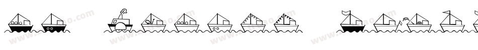 CK Rocket Ships字体转换